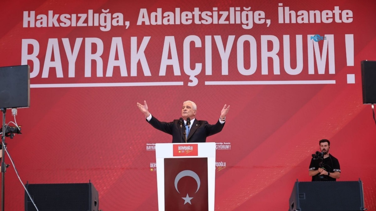 Dervişoğlu’ndan Aksaray mitinginde iktidara terörle mücadele ve ekonomi eleştirisi